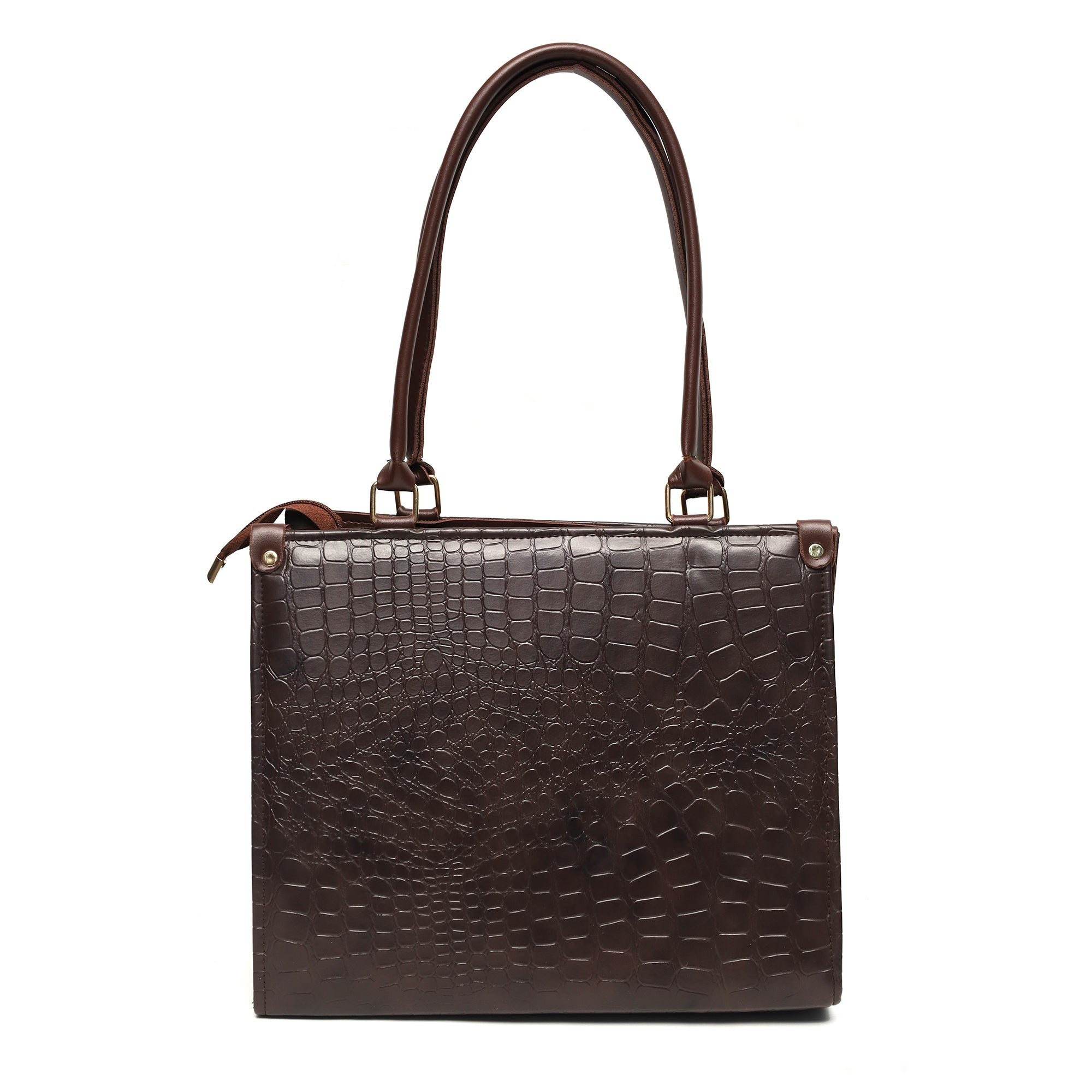 CROCODILE BOX BAG