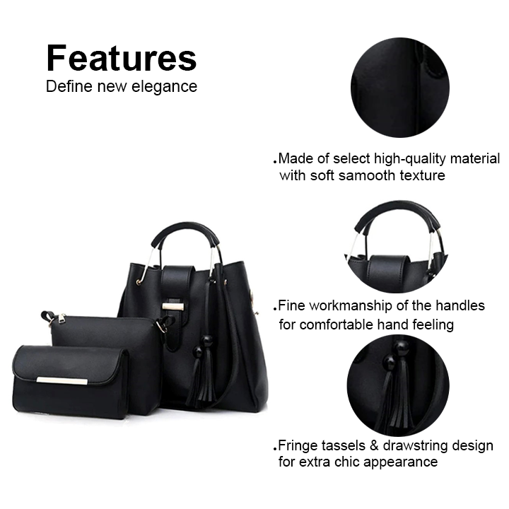 ALEXA 3 PCS HANDBAG