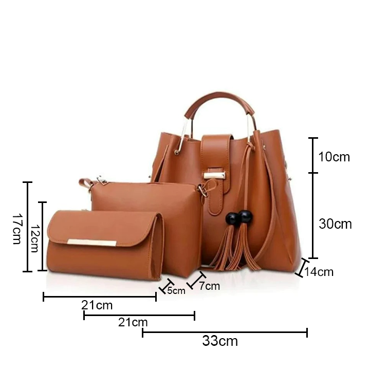 ALEXA 3 PCS HANDBAG