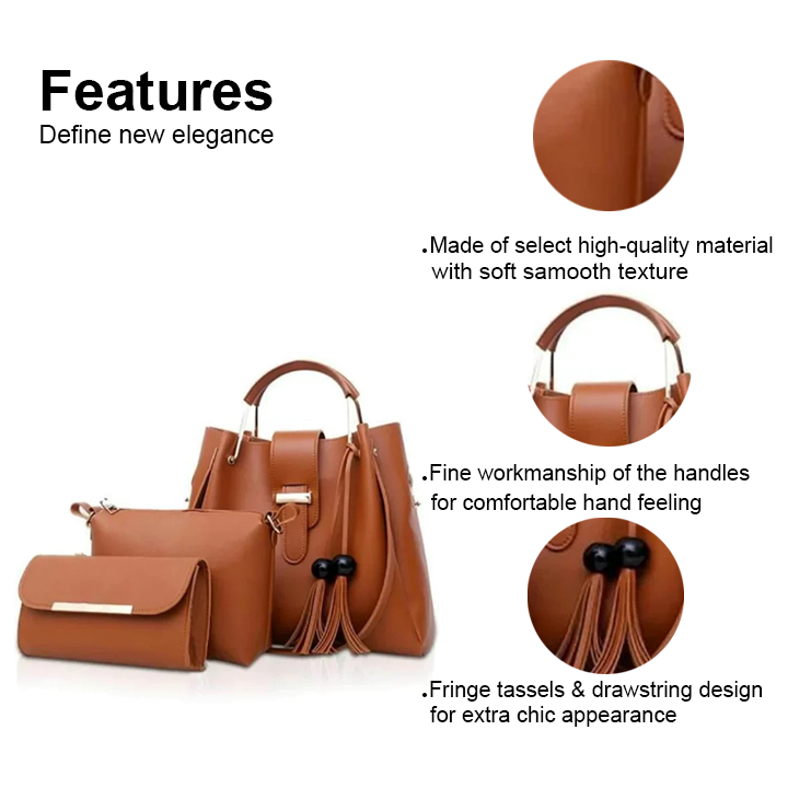 ALEXA 3 PCS HANDBAG