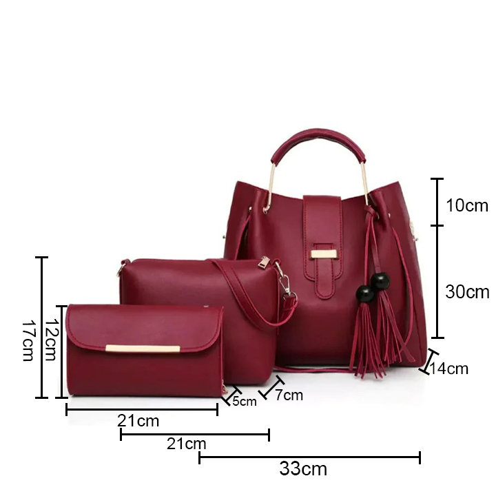 ALEXA 3 PCS HANDBAG